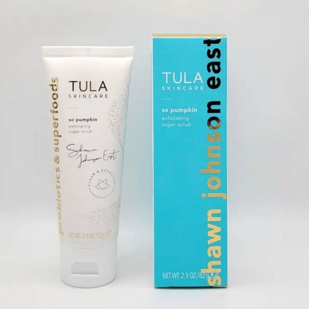 TULA So Pumpkin Exfoliating Sugar Scrub LIMITED EDITION X Shawn Johnson East NEW